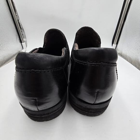 Born Leather Slip-On Low Shoe Boot Mens Sz 9M Black Comfort EUC Casual Work main image 5